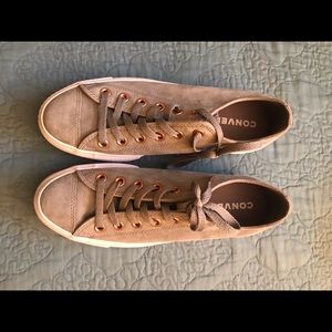 Converse platform sneakers.